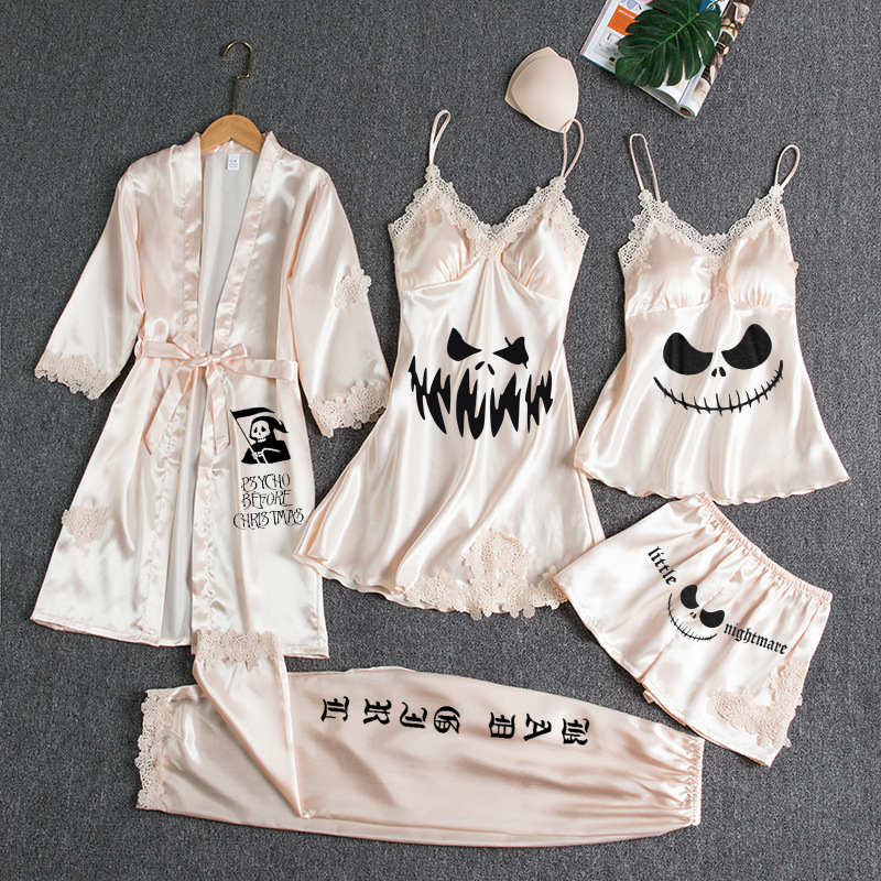 Little Nightmare Sexy Lace Short Pajama Set-xxchiefs