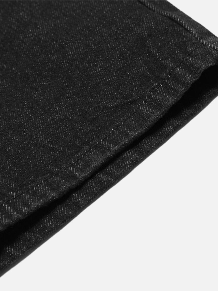 Niche Design Letter Print Jeans -1339-xxchiefs