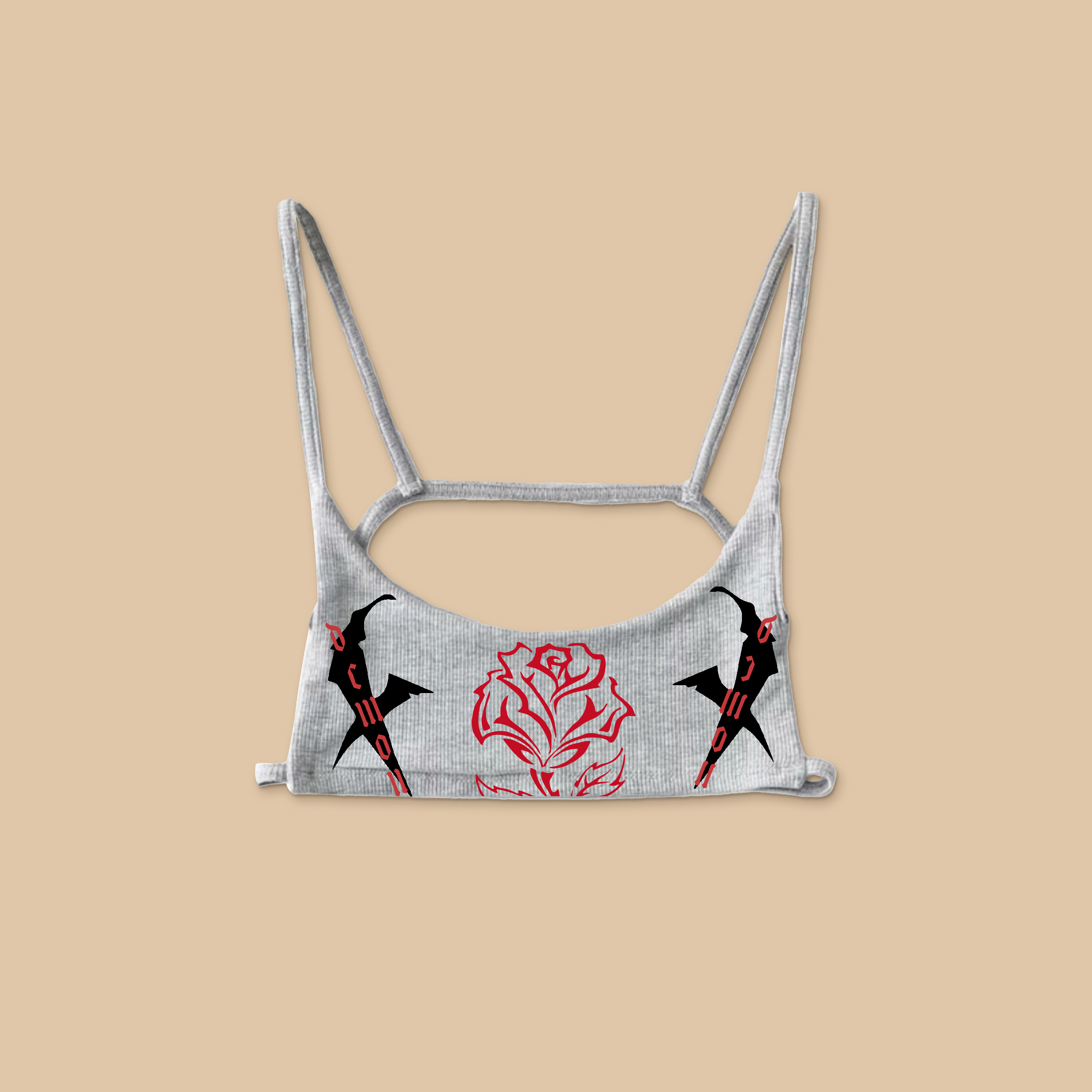 Rose Print Vest-xxchiefs