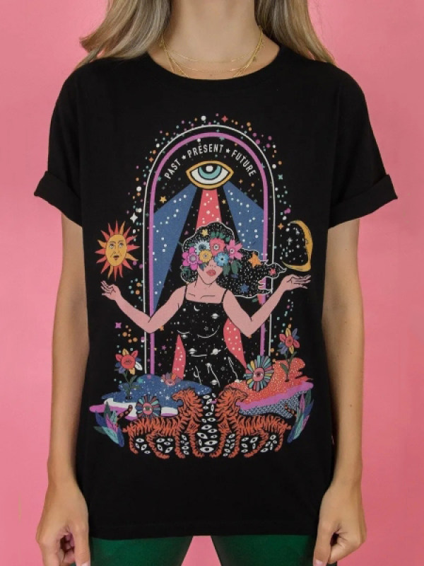 Casual Short Sleeve Printed T-shirt-xxchiefs