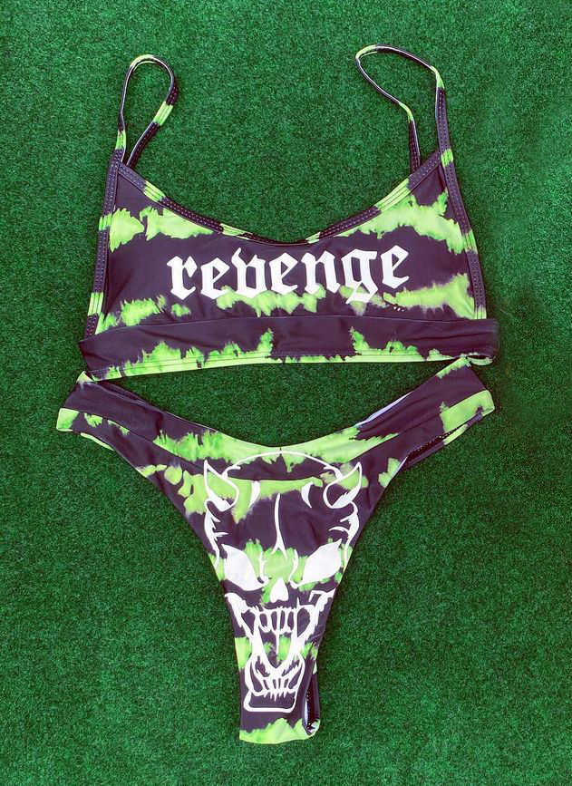 Print Sports Bikini Set-xxchiefs