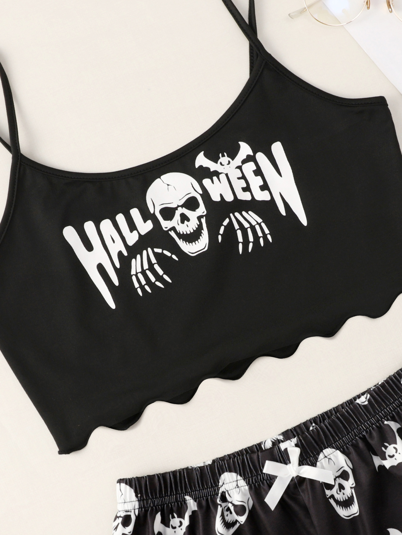HALLOWEEN monogrammed loungewear set