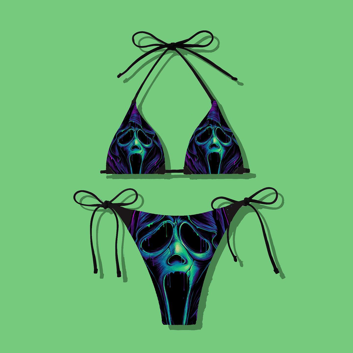 Scream Full Print Swimwear-xxchiefs