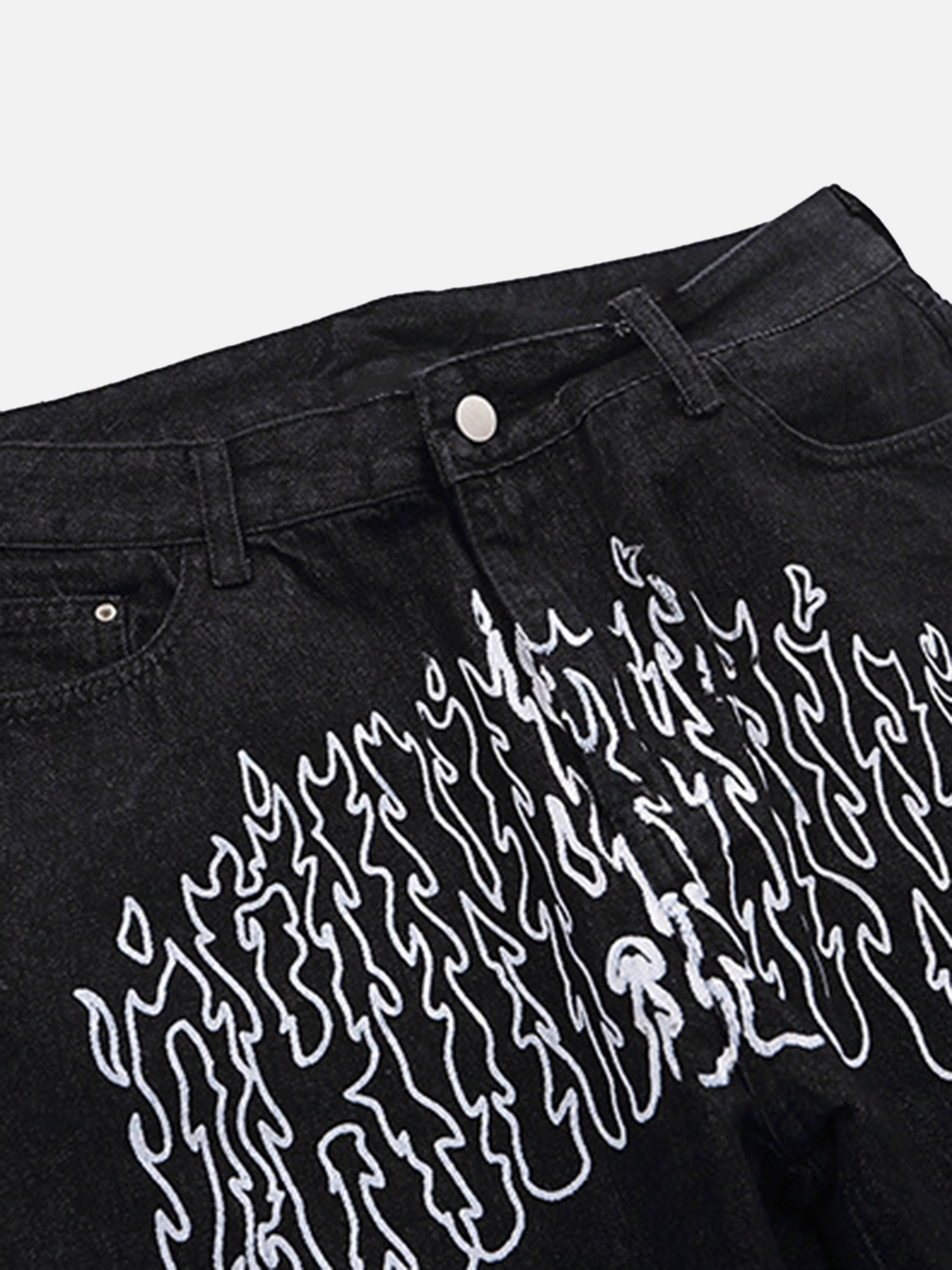 European And American High Street Embroidered Jeans Couple-xxchiefs