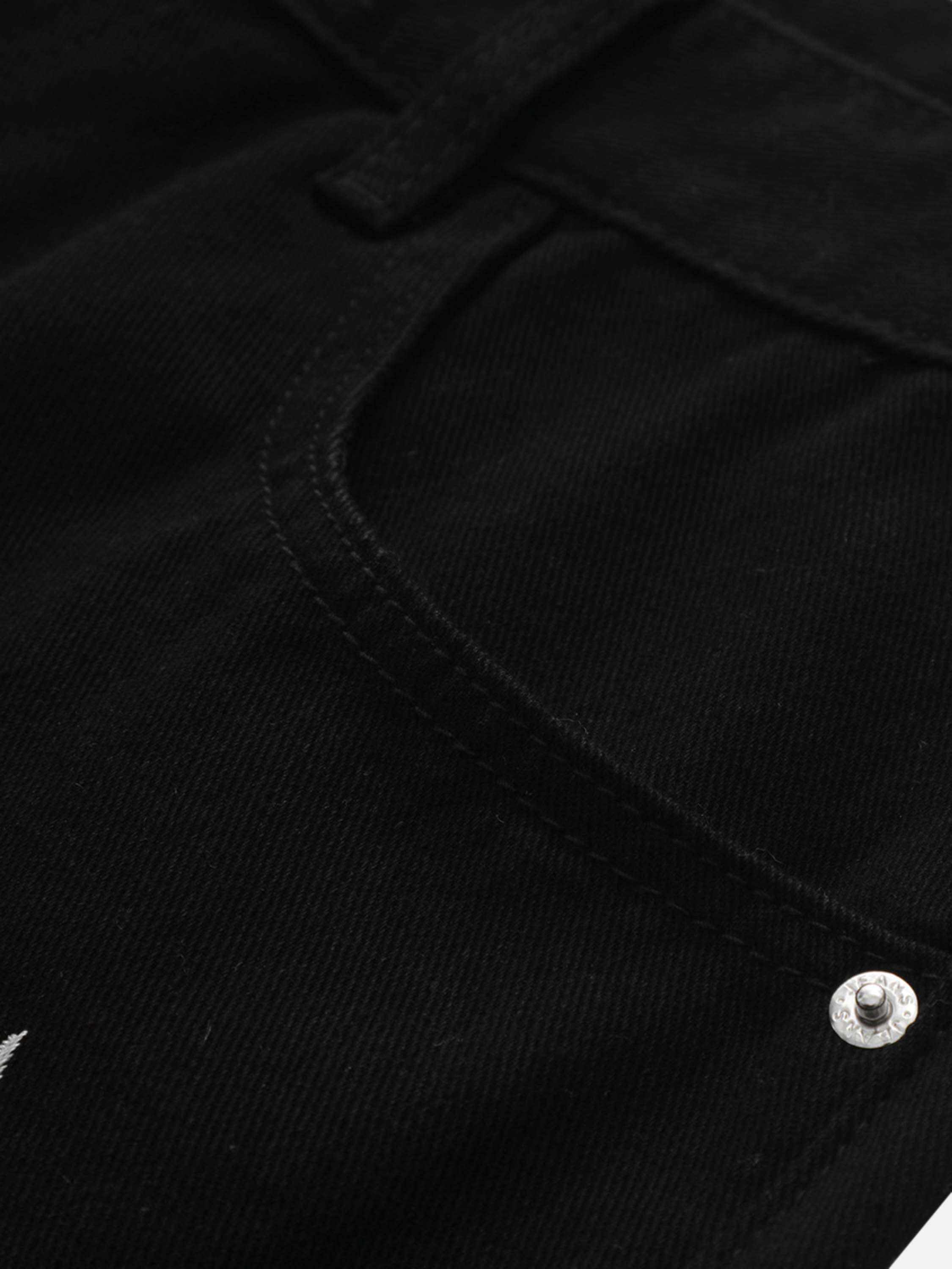 Hip-hop Embroidered Straight-legged Denim Pants-xxchiefs