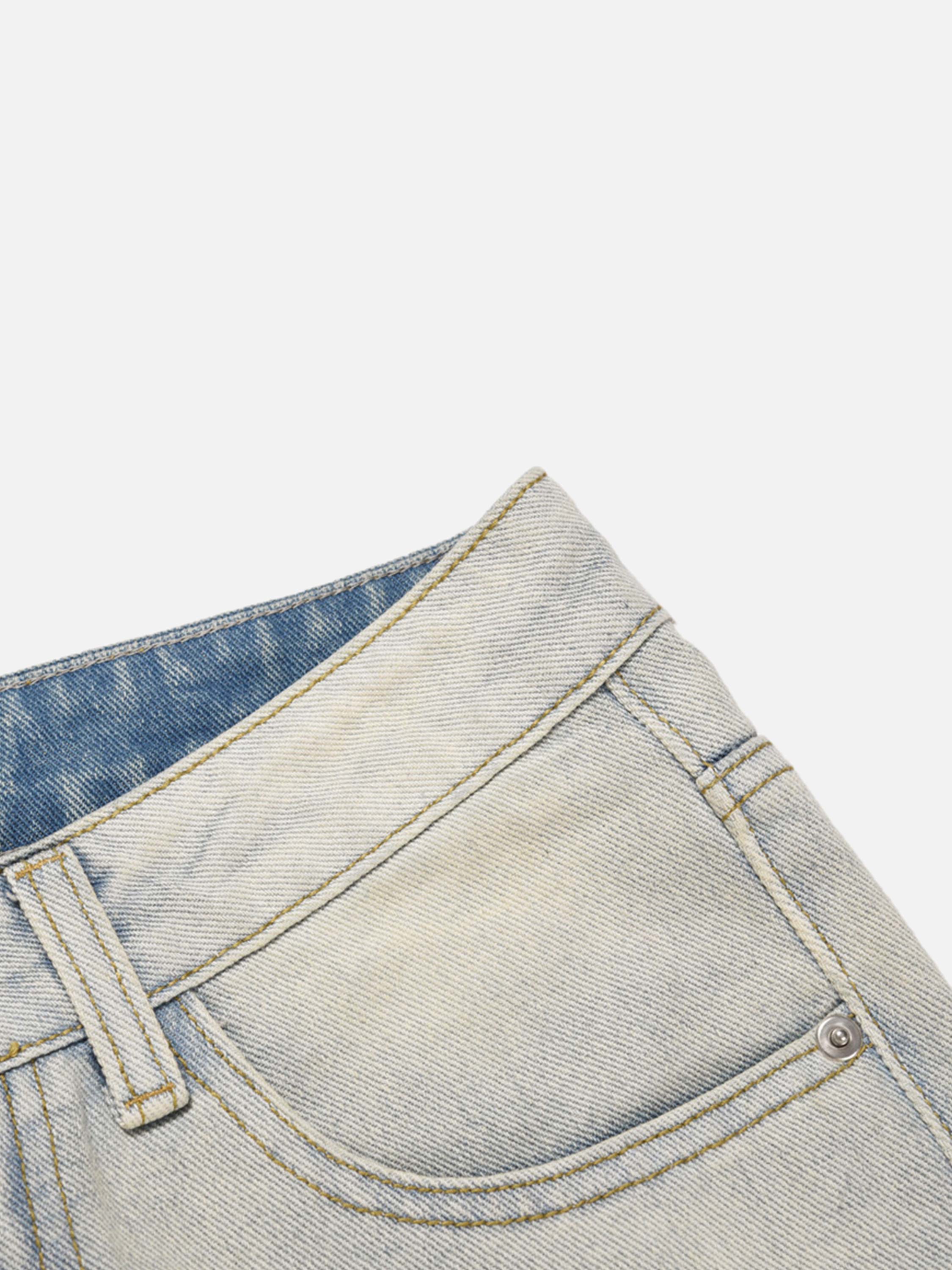 American Vintage Incendiary Letter Print Jeans-xxchiefs