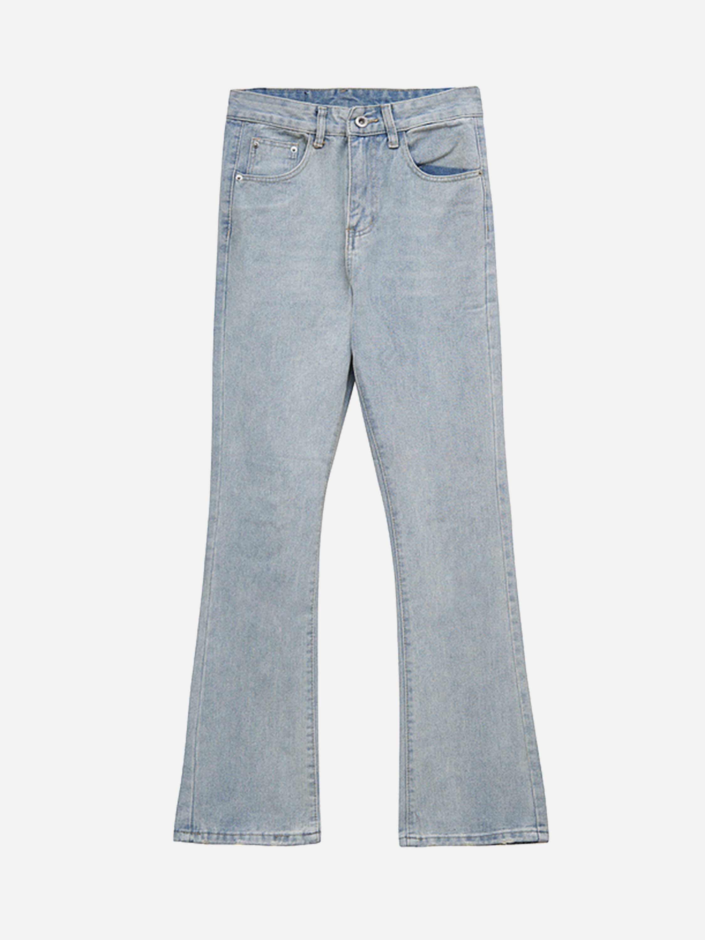 High Street Embroidery Retro Jeans-xxchiefs