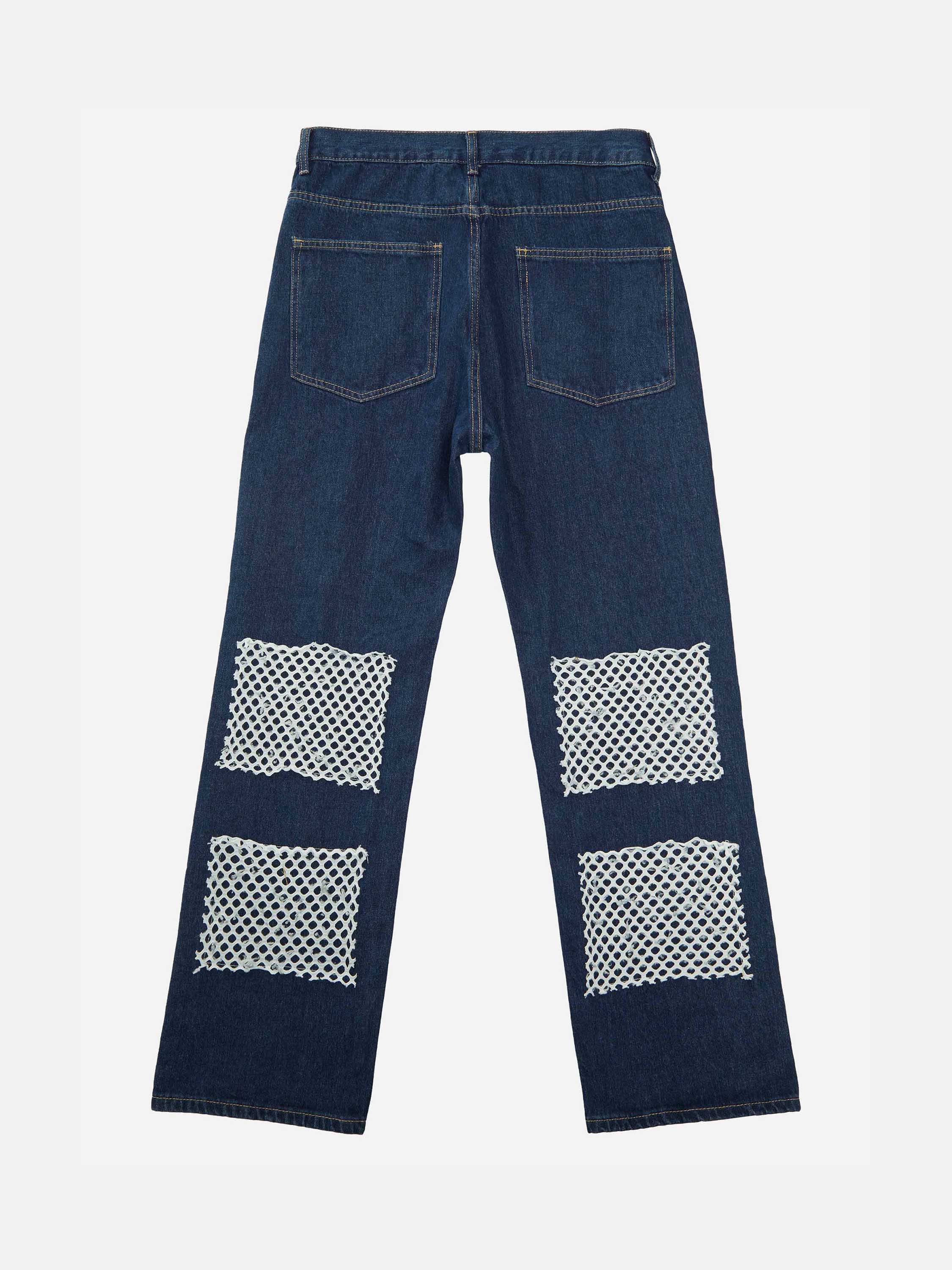 Mesh Patch Jeans-xxchiefs