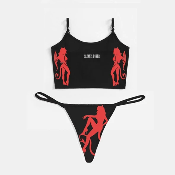 Print Sports Bikini Set-xxchiefs