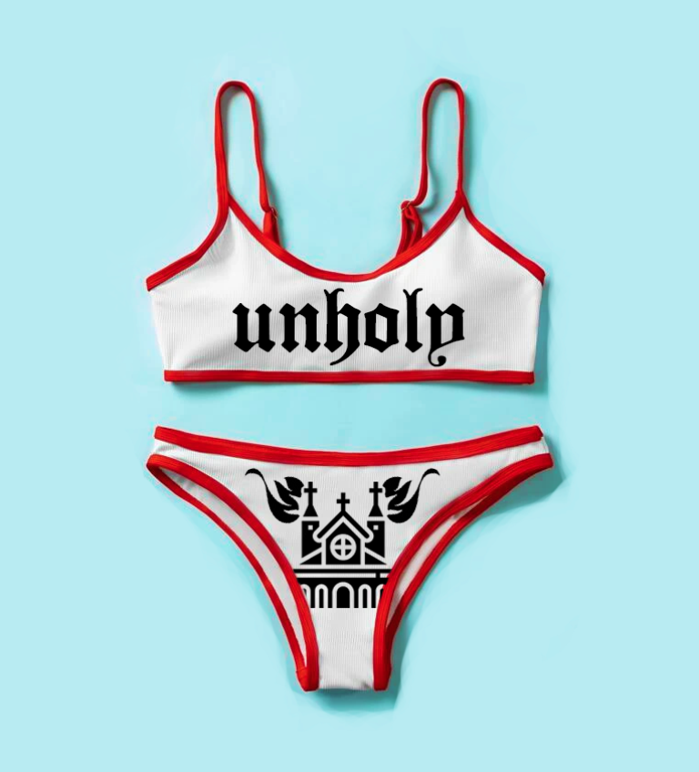 Print Sports Bikini Set-xxchiefs