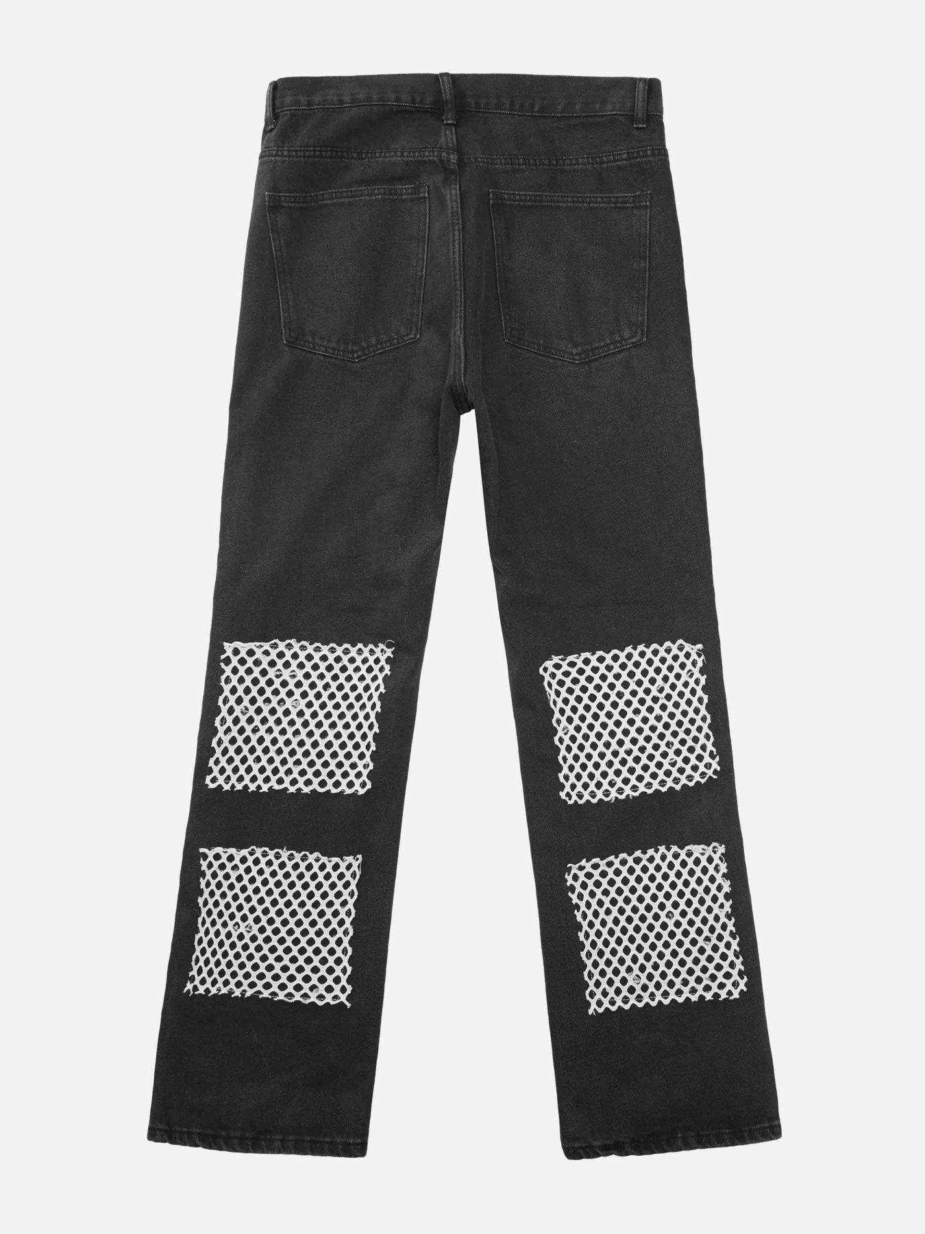 Mesh Patch Jeans-xxchiefs