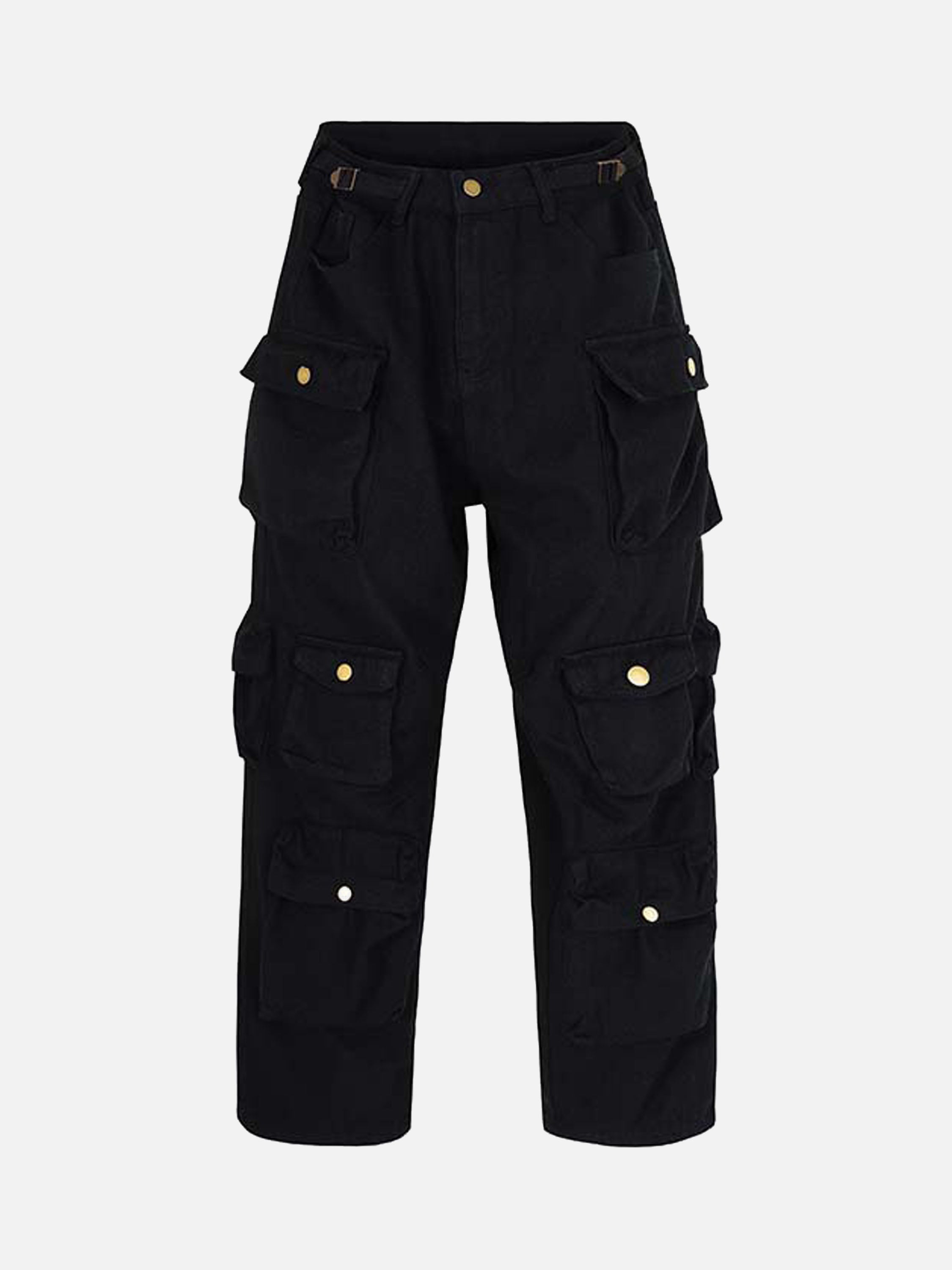 American Vintage Multi-pocket Work Function Wind Straight Loose-fitting Casual Pants Jeans-xxchiefs