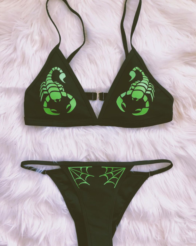 Print Sports Bikini Set-xxchiefs