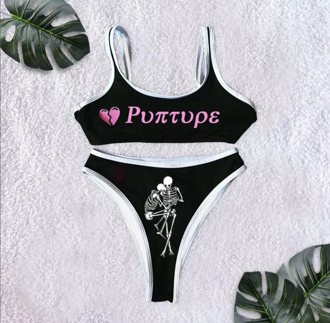 Print Sports Bikini Set-xxchiefs