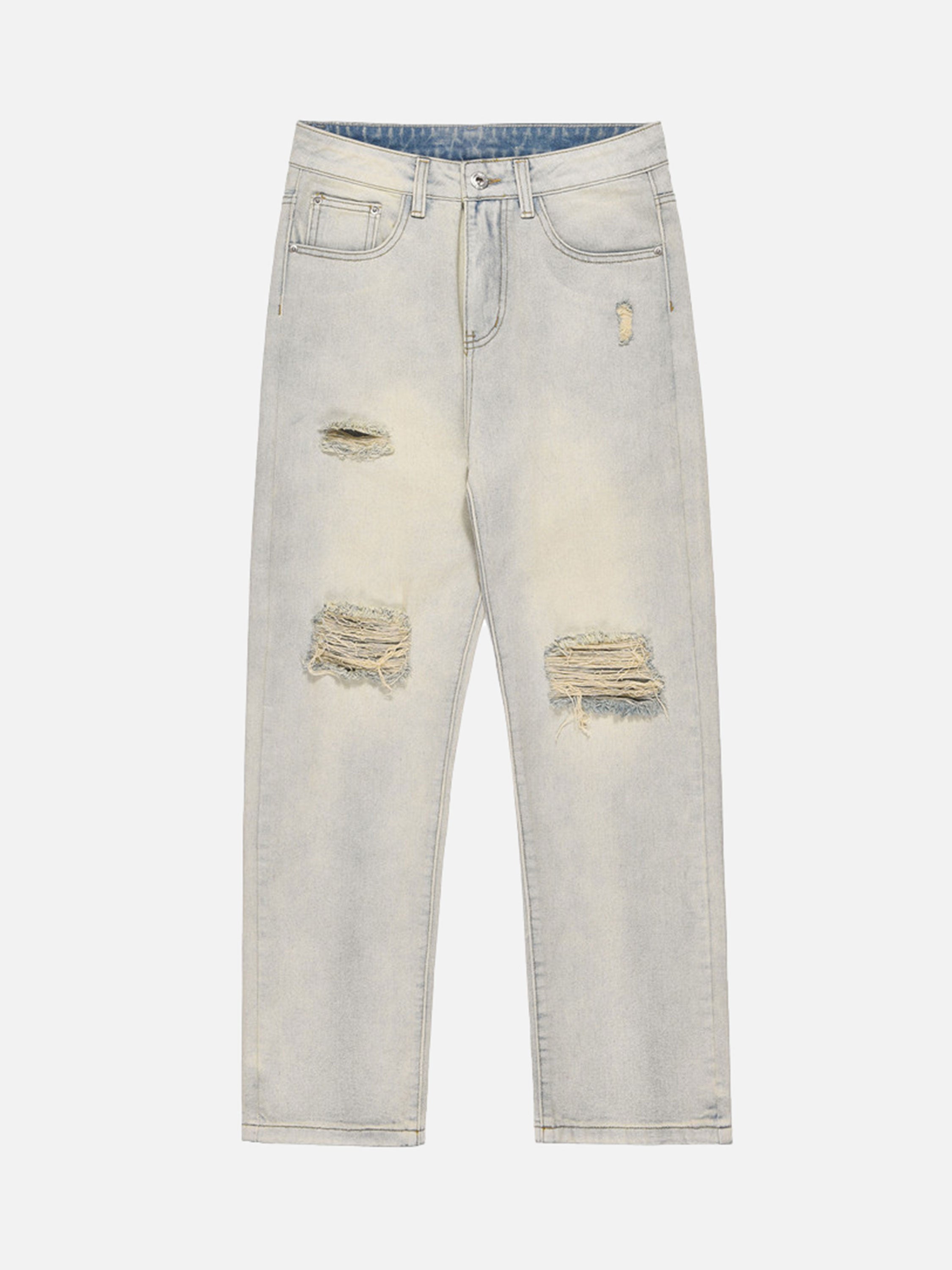 American Vintage Incendiary Letter Print Jeans-xxchiefs