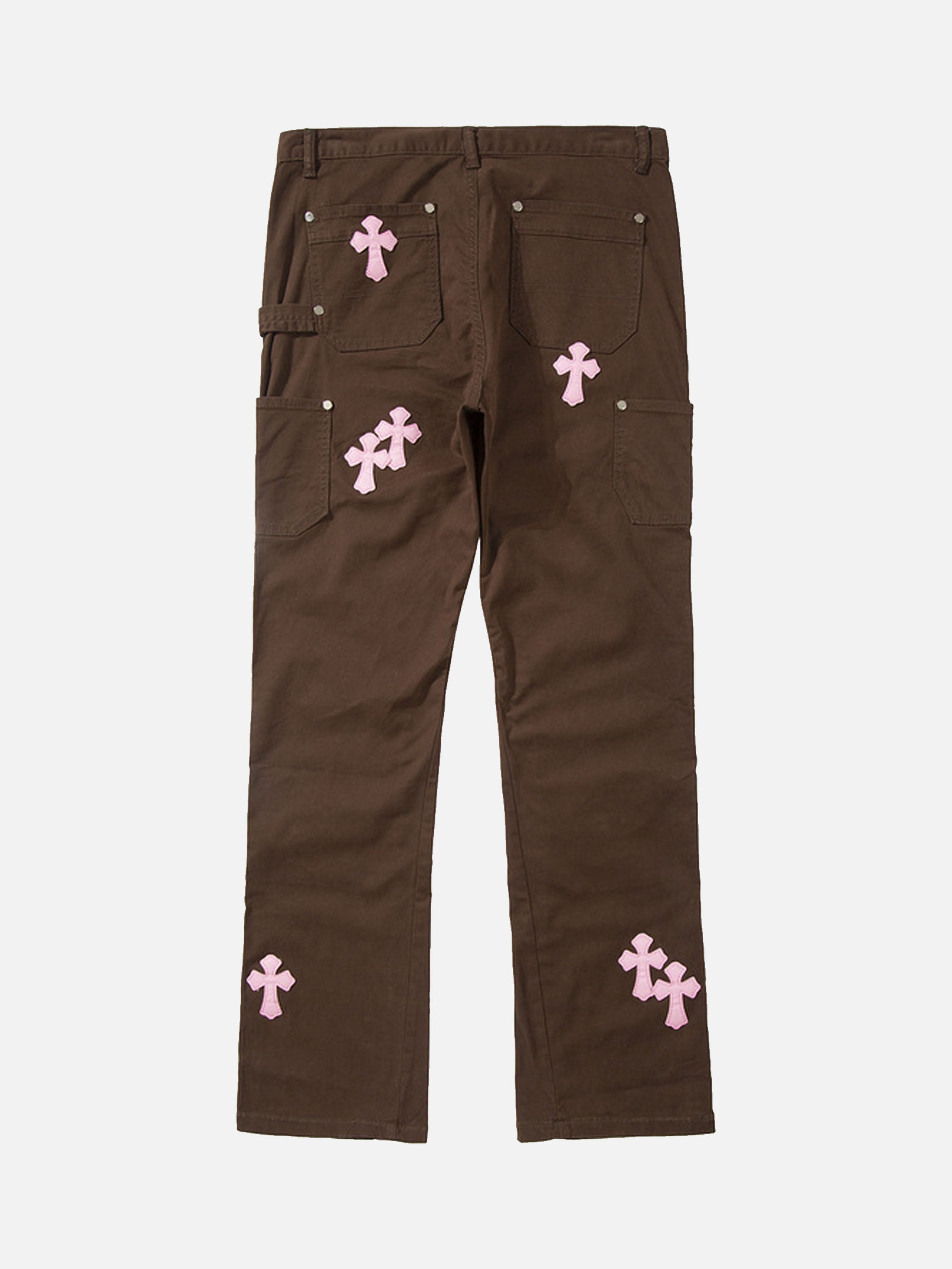High Street Pink Straight Casual Jeans -1421-xxchiefs