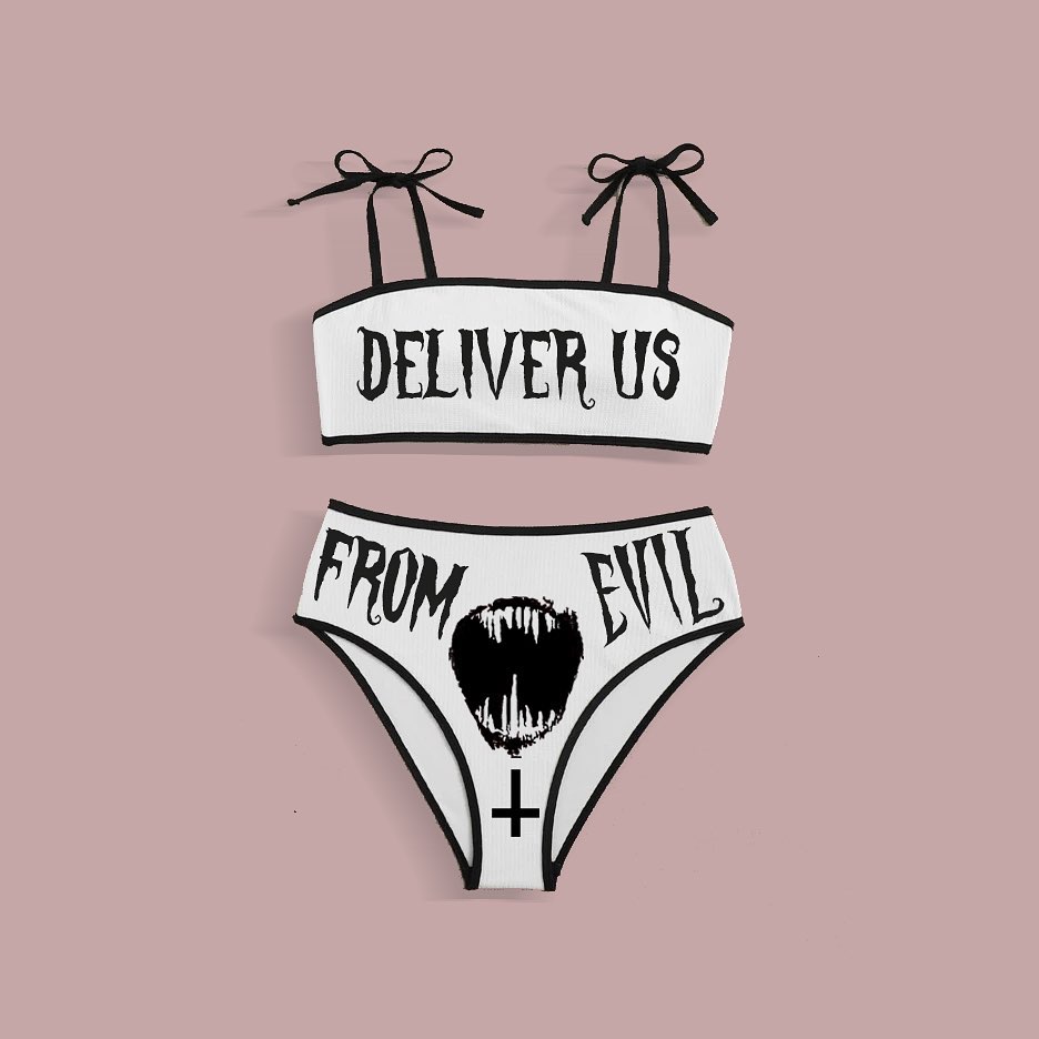 Diablo Series Punk Style Split Bikini-xxchiefs