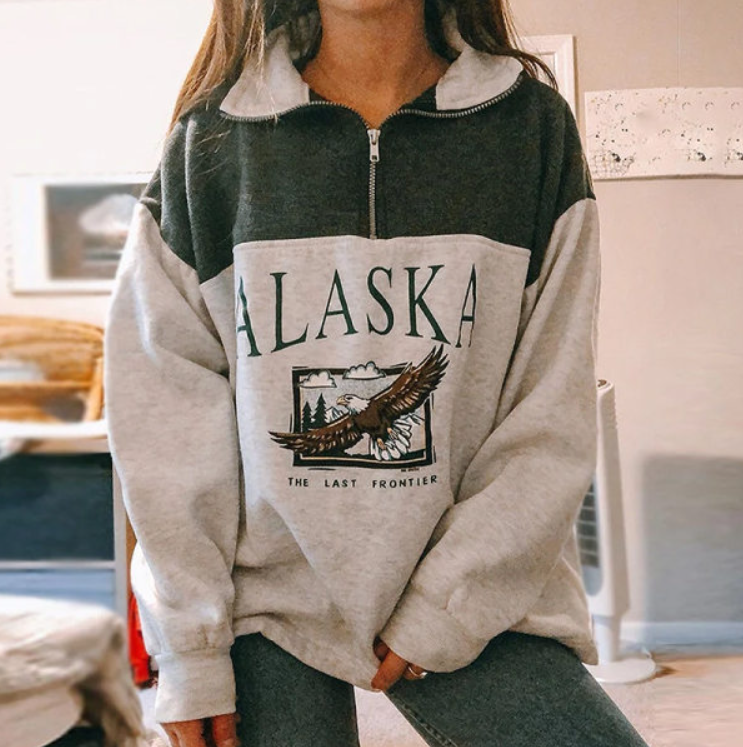 Women's  zipper print  hoodie-xxchiefs