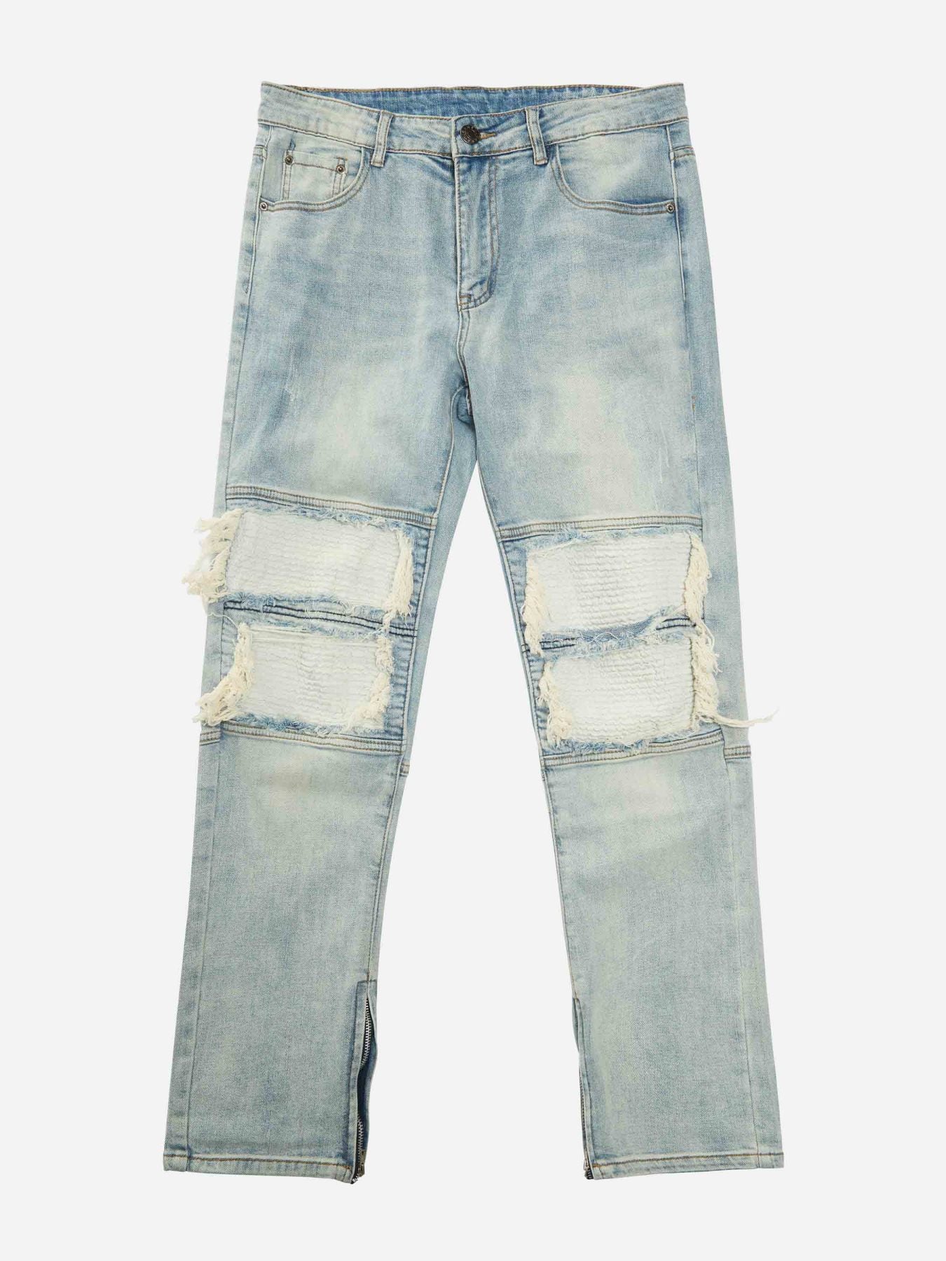 Ripped Patch Jeans- 1458-xxchiefs