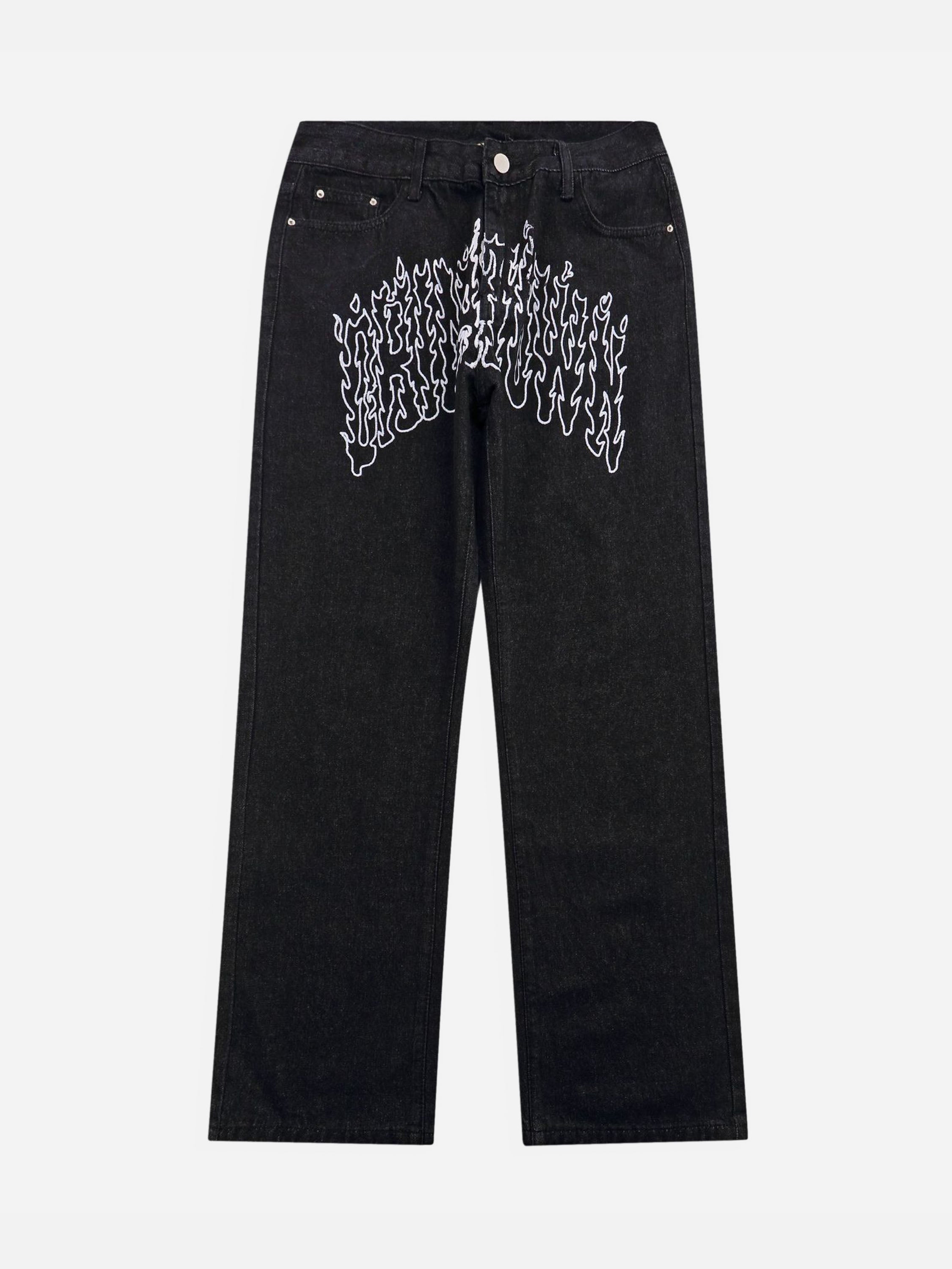 European And American High Street Embroidered Jeans Couple-xxchiefs