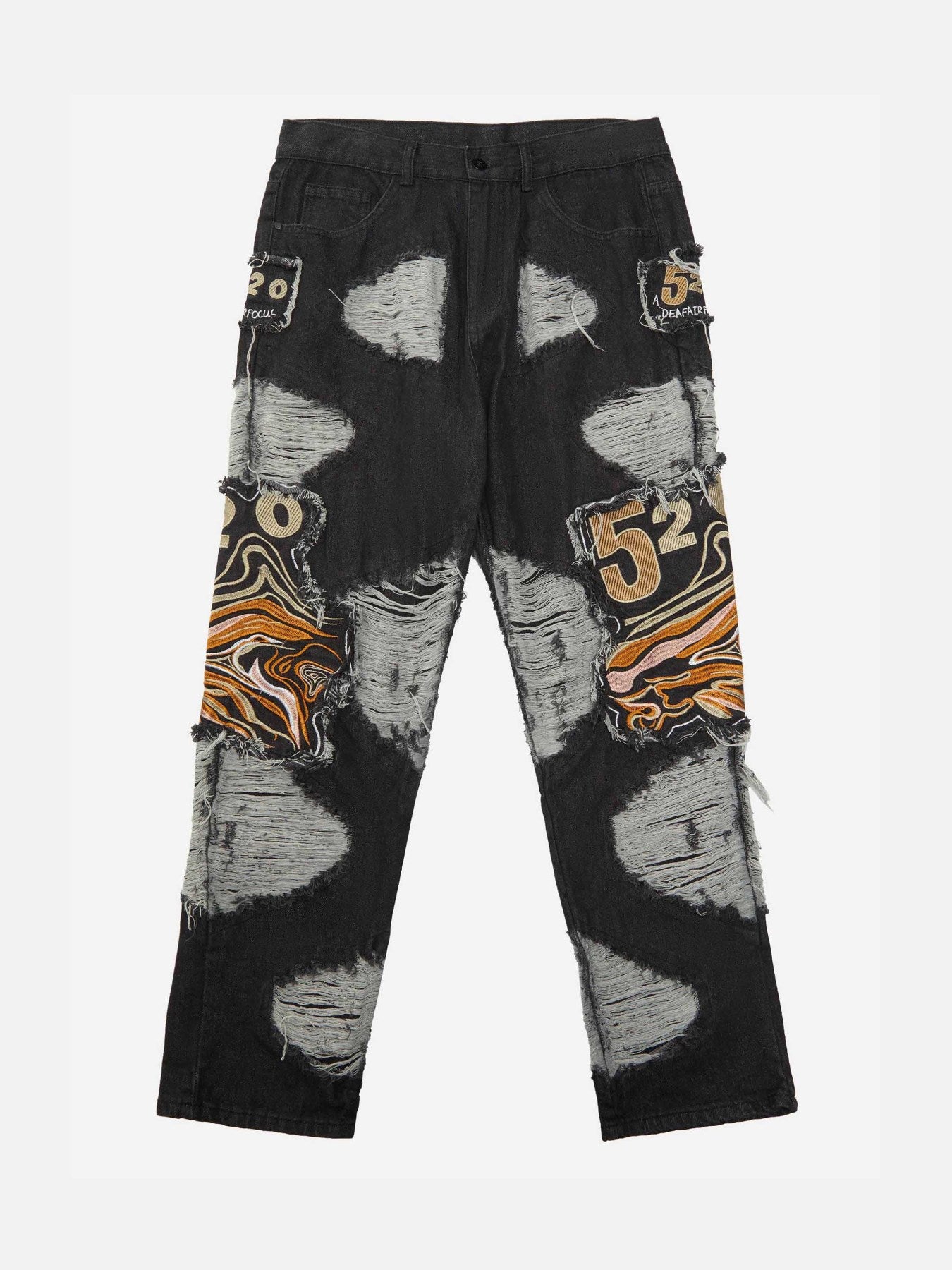 Embroidered Jeans-xxchiefs