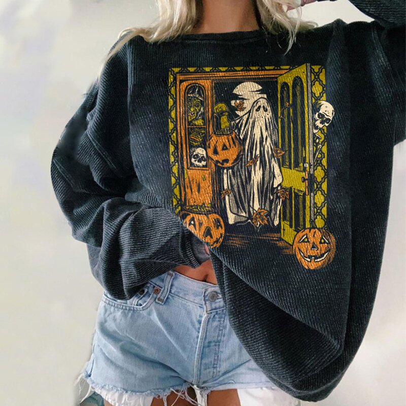 Halloween Printed sweatshirt-xxchiefs