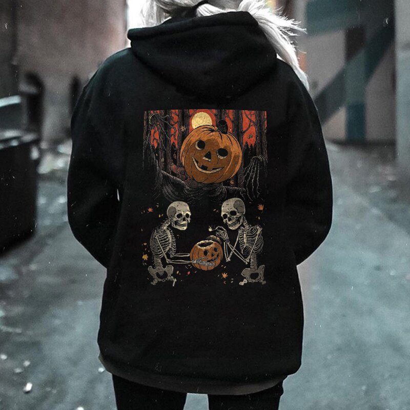 Halloween printed hoodies-xxchiefs