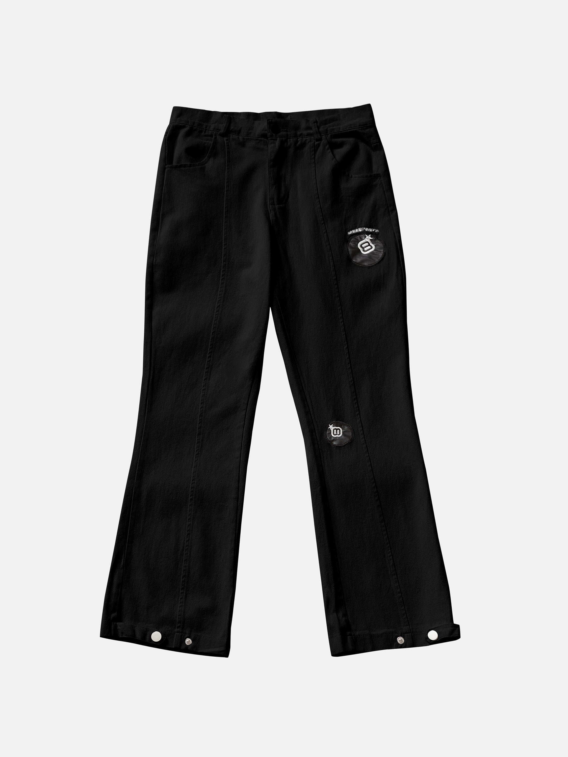 "8" Embroidered Pattern Jeans -1145-xxchiefs