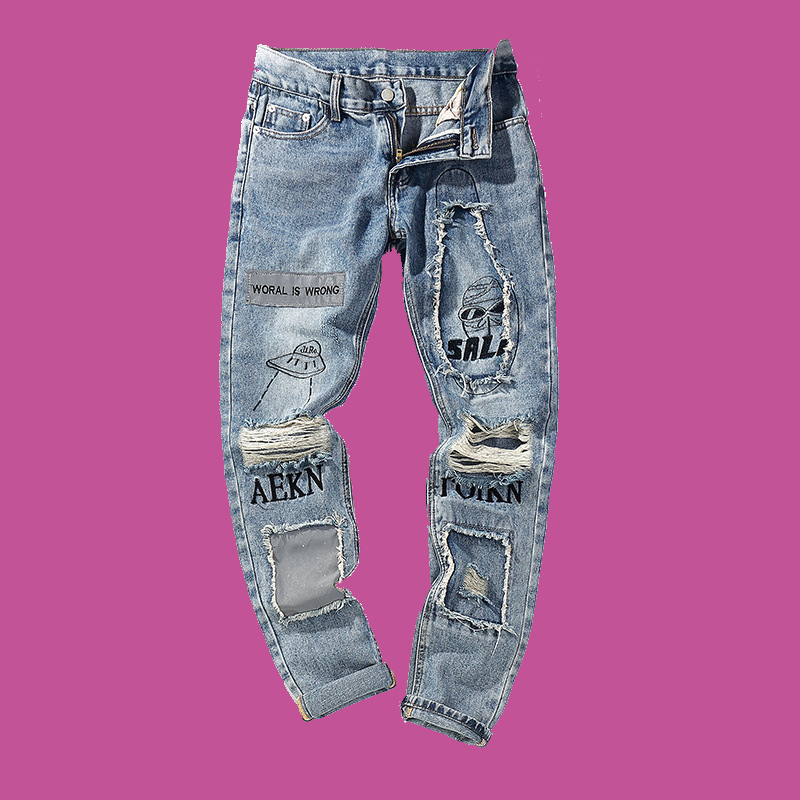 Printed jeans-xxchiefs