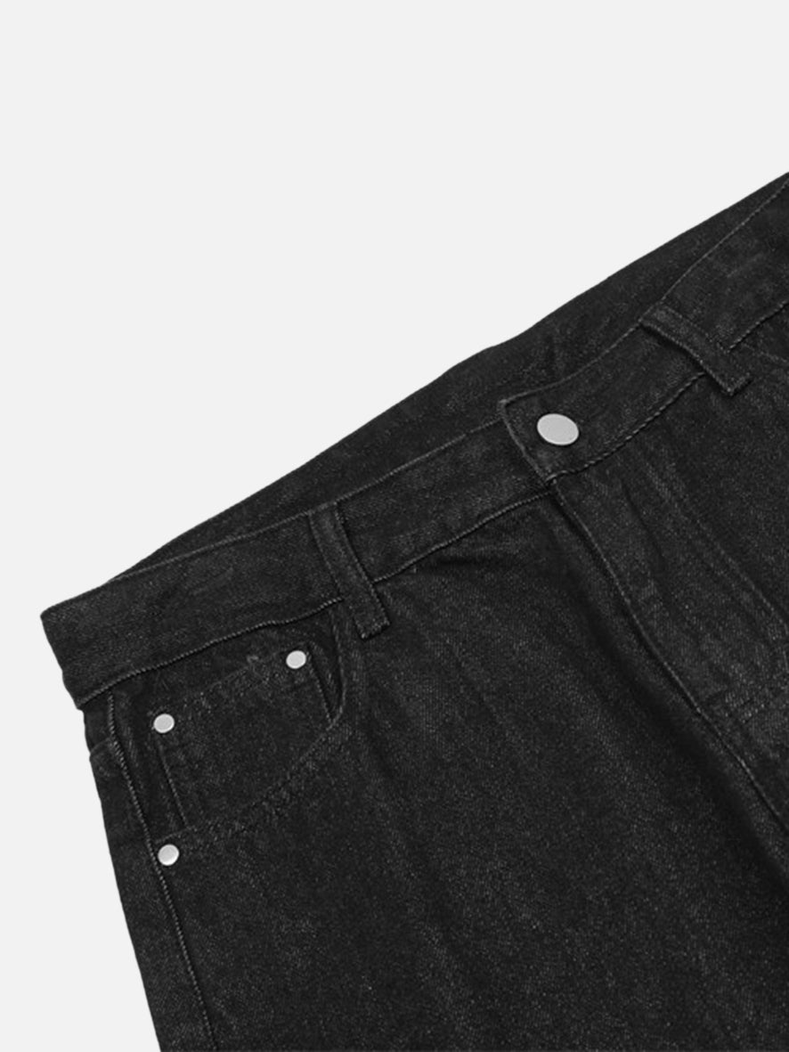 Niche Design Letter Print Jeans -1339-xxchiefs