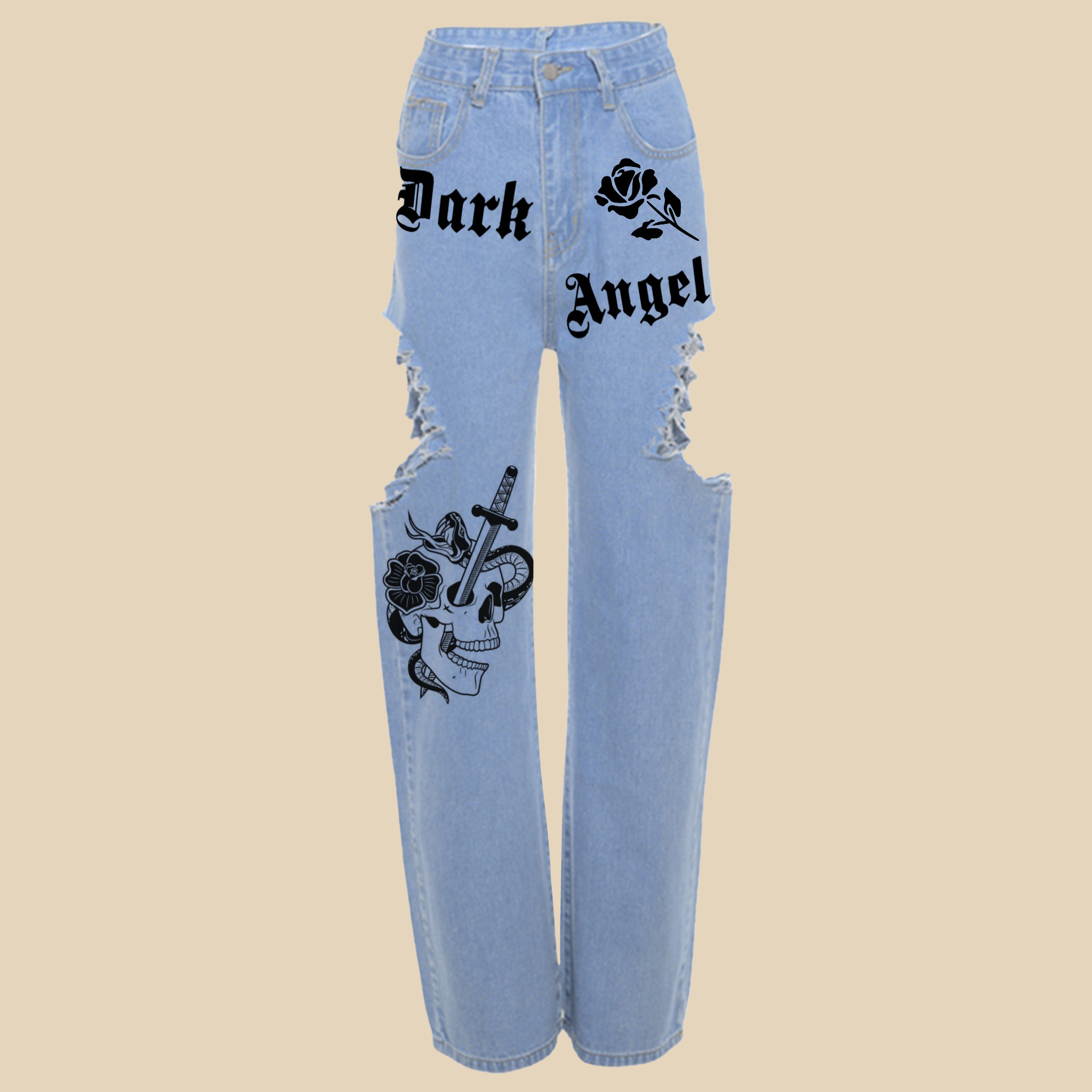 Printed jeans-xxchiefs