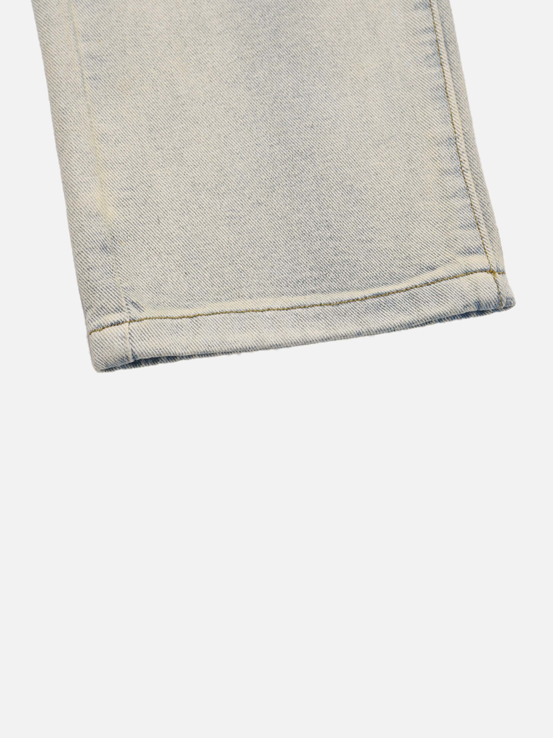 American Vintage Incendiary Letter Print Jeans-xxchiefs