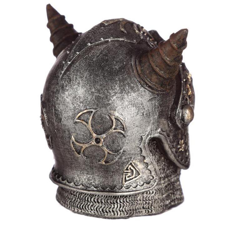 Gothic skull in medieval horned ornament-xxchiefs
