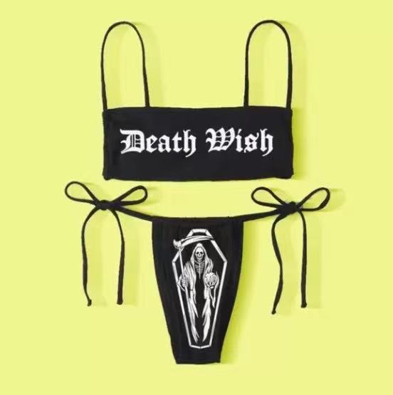 Print Sports Bikini Set-xxchiefs