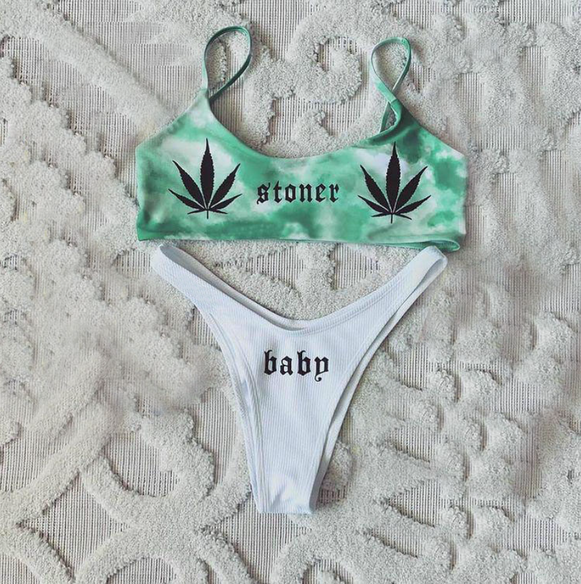 Print Sports Bikini Set-xxchiefs