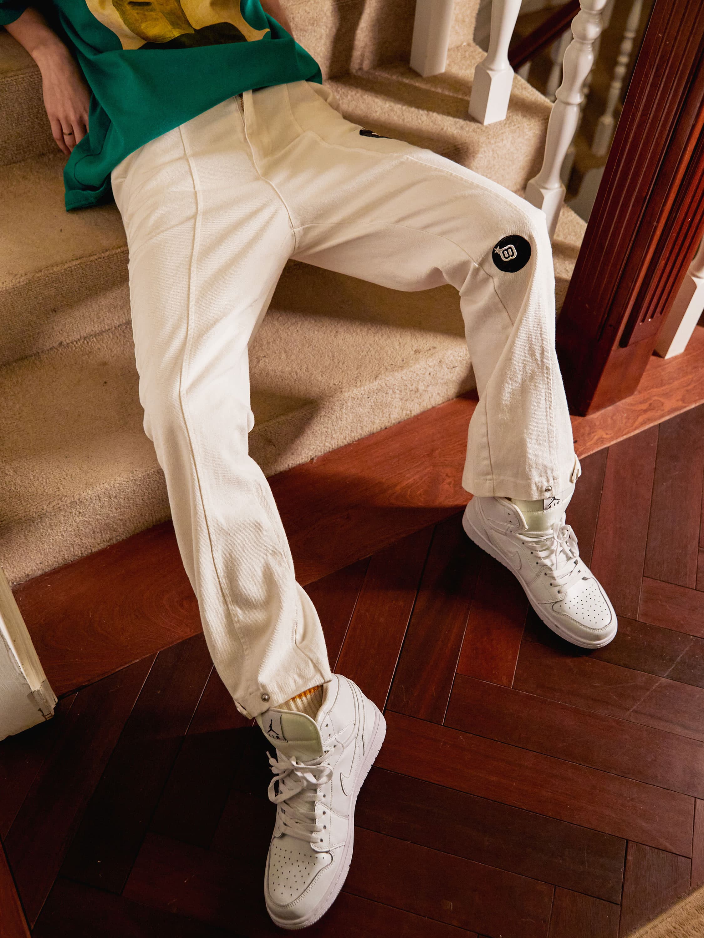 "8" Embroidered Pattern Jeans -1145-xxchiefs