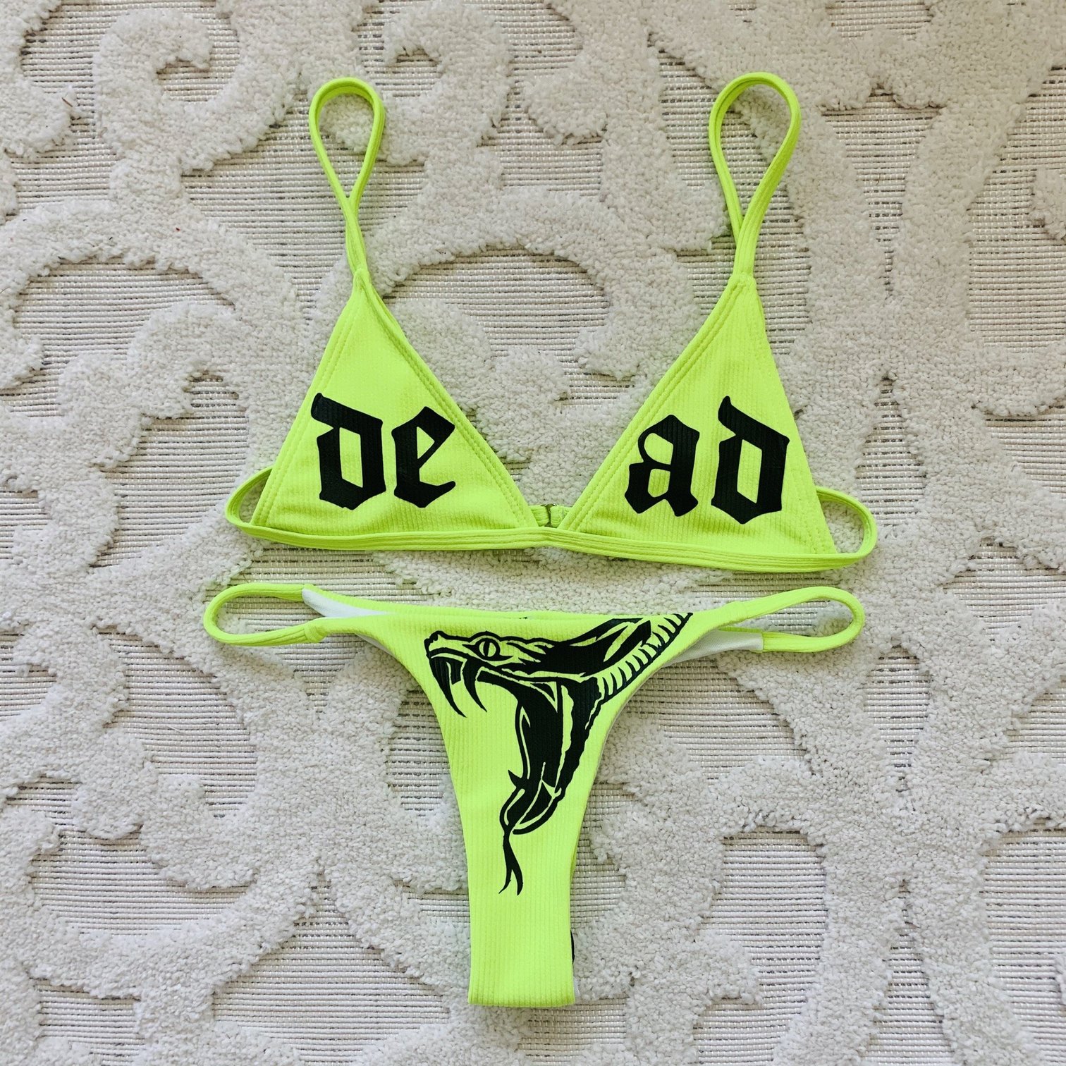 Print Sports Bikini Set-xxchiefs