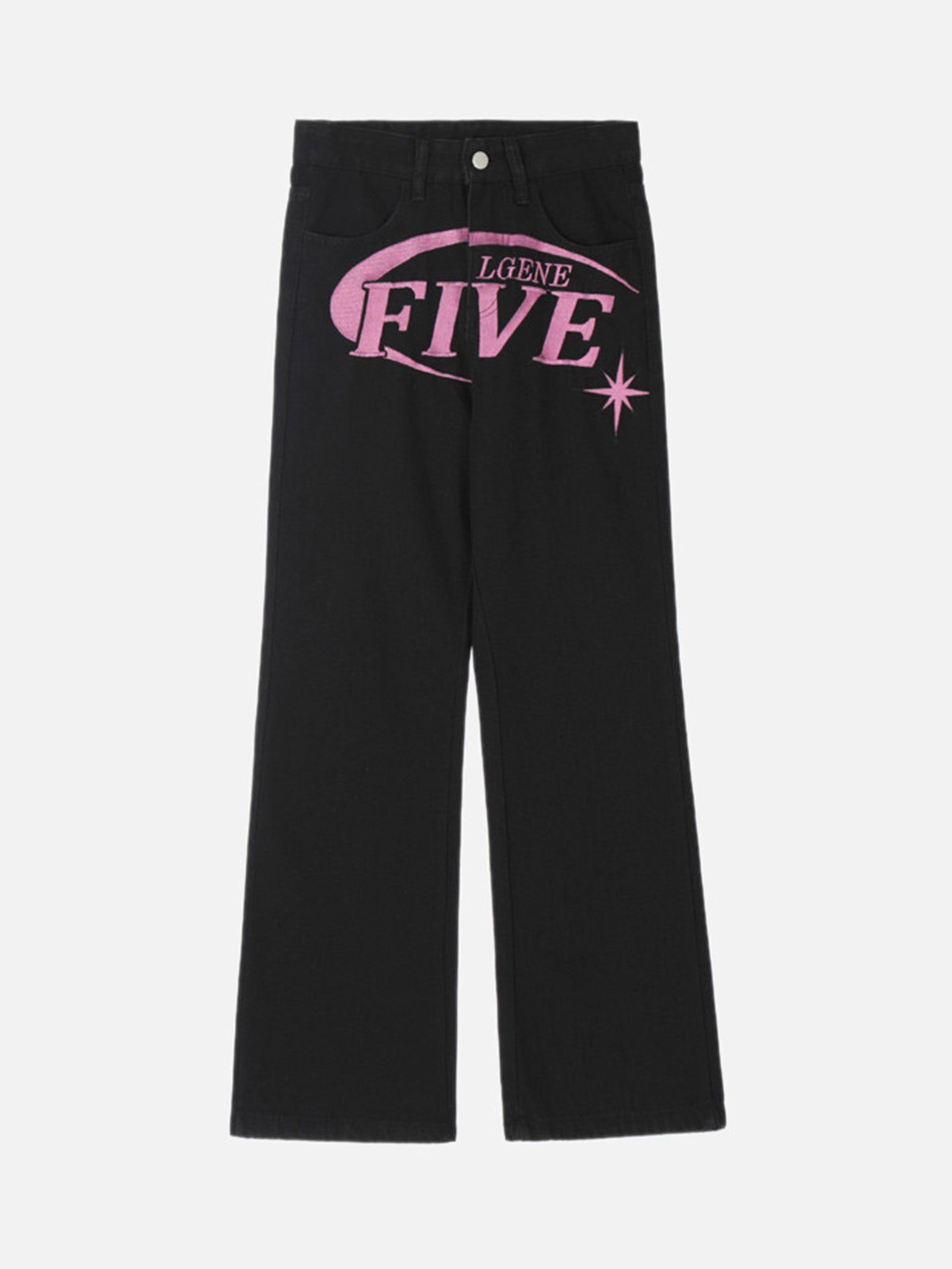 American Vintage Embroidered Jeans-xxchiefs