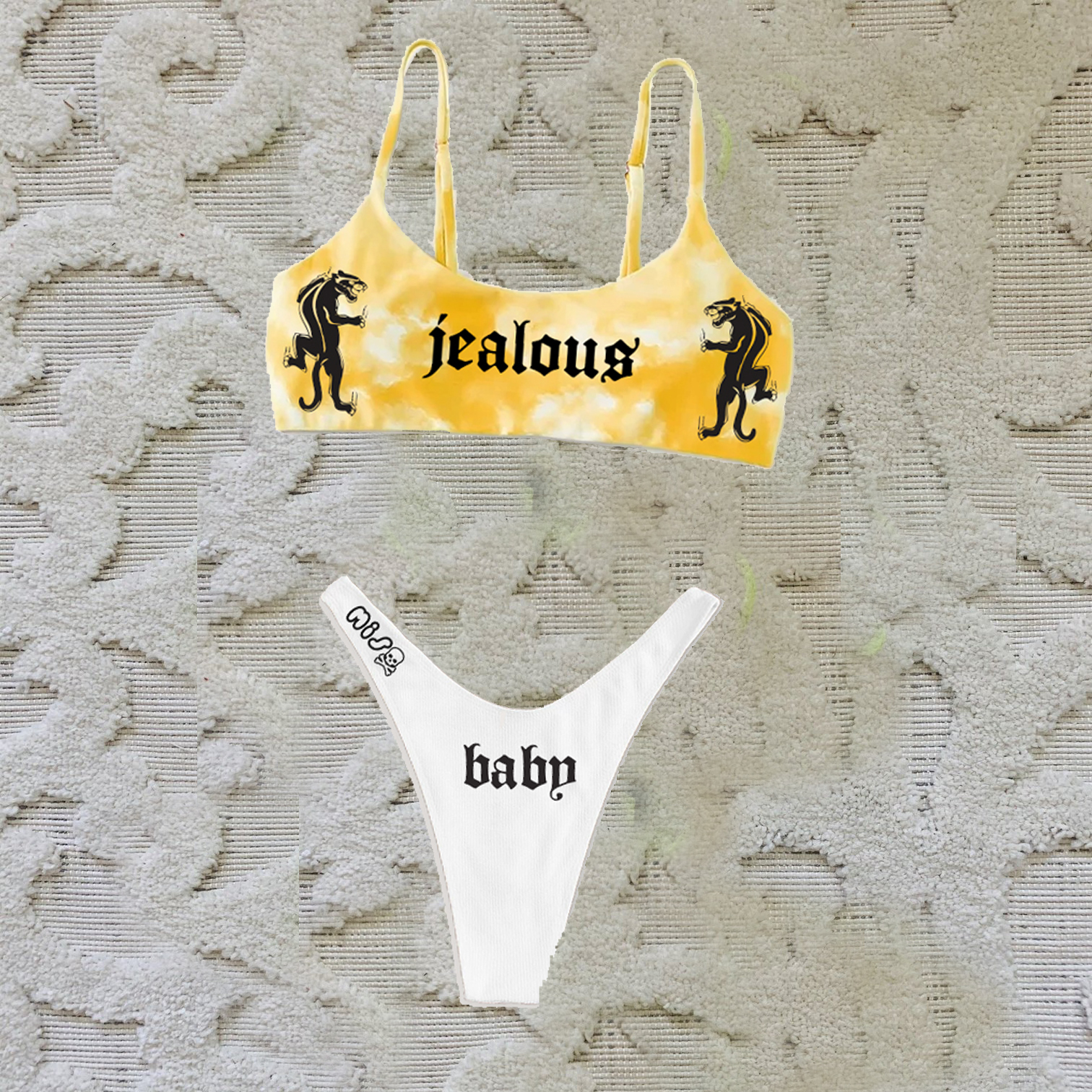 Print Sports Bikini Set-xxchiefs