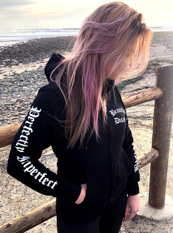 DEFINED ZIP HOODIE BY BEAUTIFUL DISASTER-xxchiefs