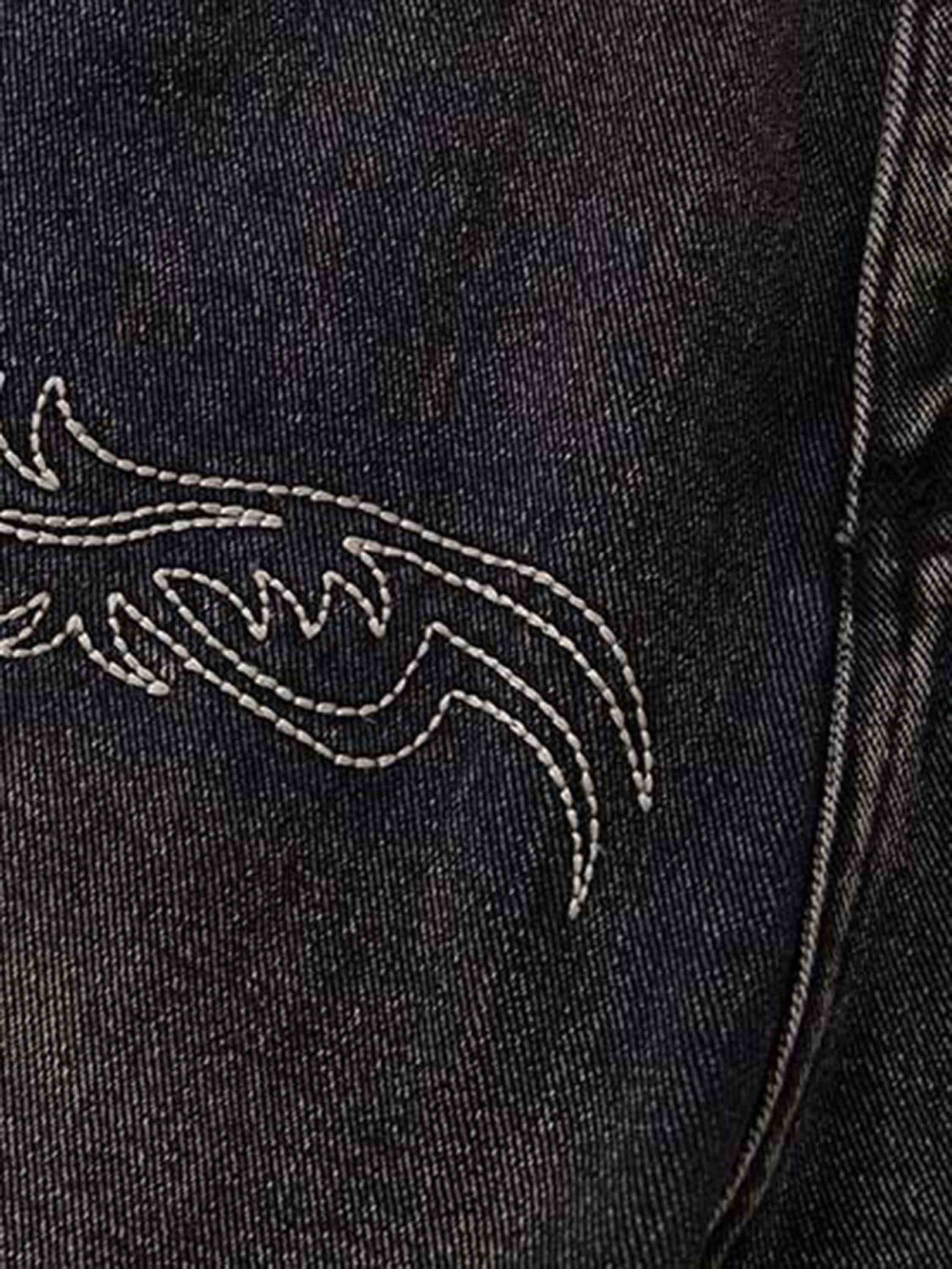 American Retro Hip-hop Do-it-yourself Zipper Jeans Tight Waist Straight Micro-flare Pants - 1462-xxchiefs