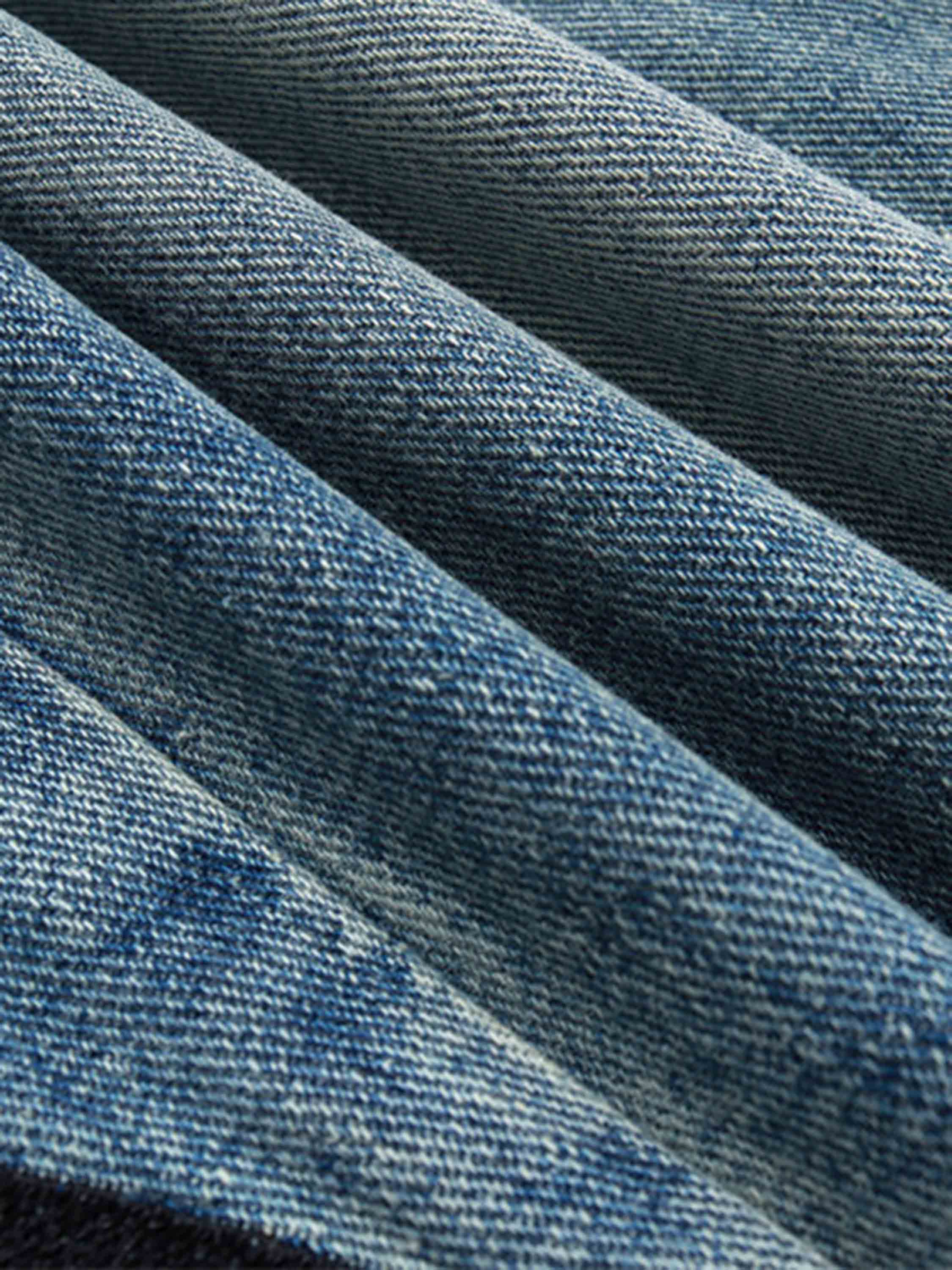 American Vintage Flame Letters Embroidered Straight-legged Denim Pants-xxchiefs