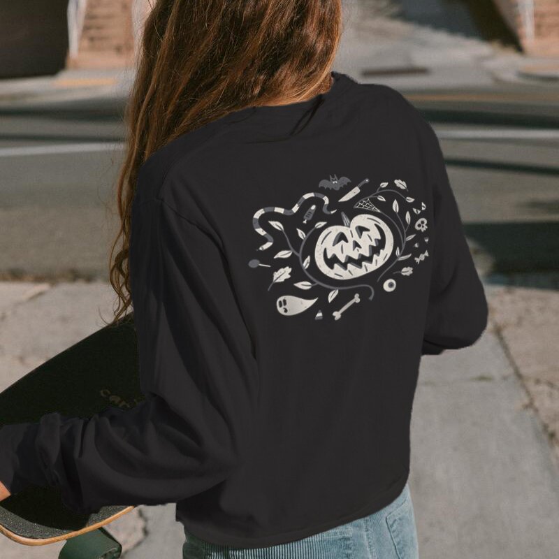 Halloween print sweatshirt-xxchiefs