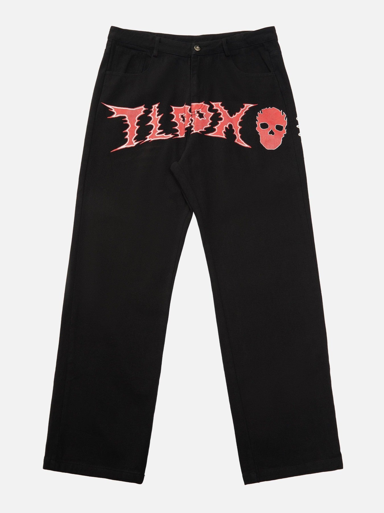 Letter Printing Jeans-xxchiefs