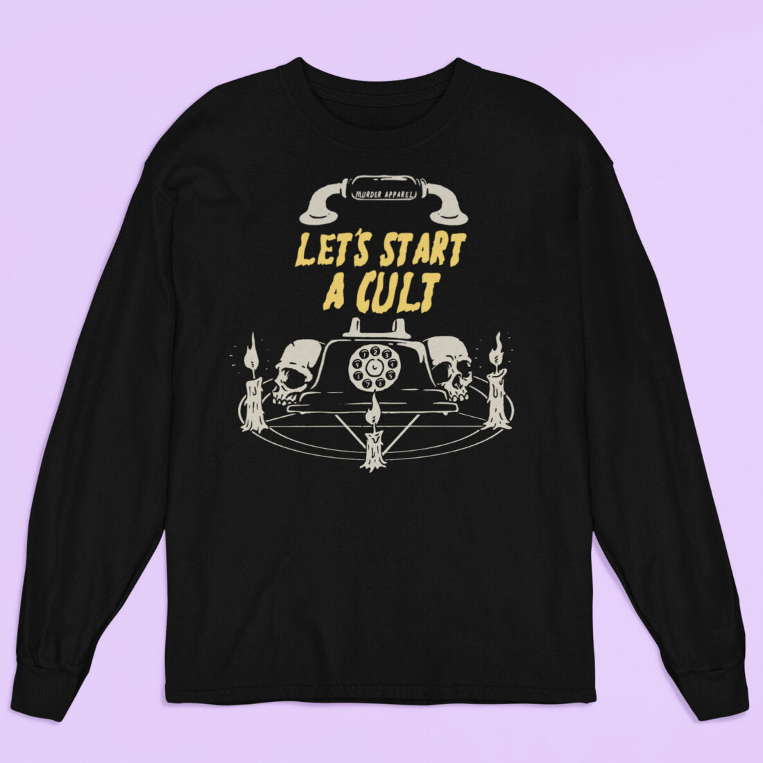 Let's Start A Cult Long Sleeve Shirt-xxchiefs