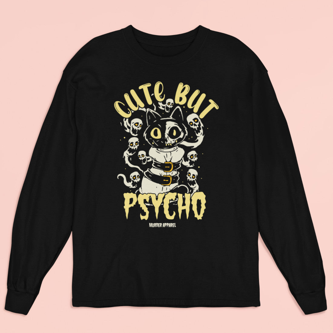 Cute But Psycho Long Sleeve Shirt-xxchiefs