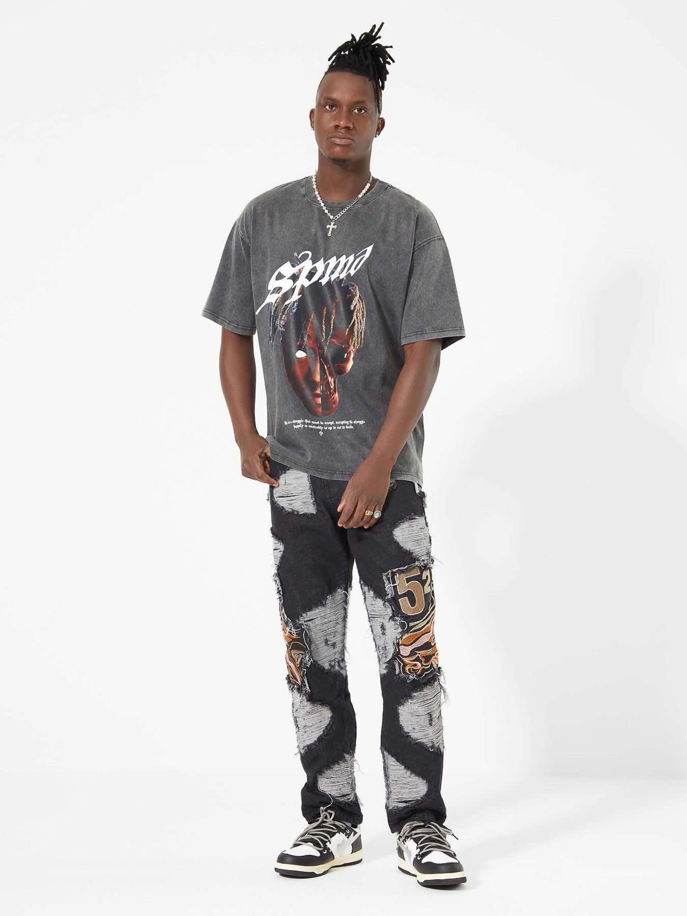 Embroidered Jeans-xxchiefs