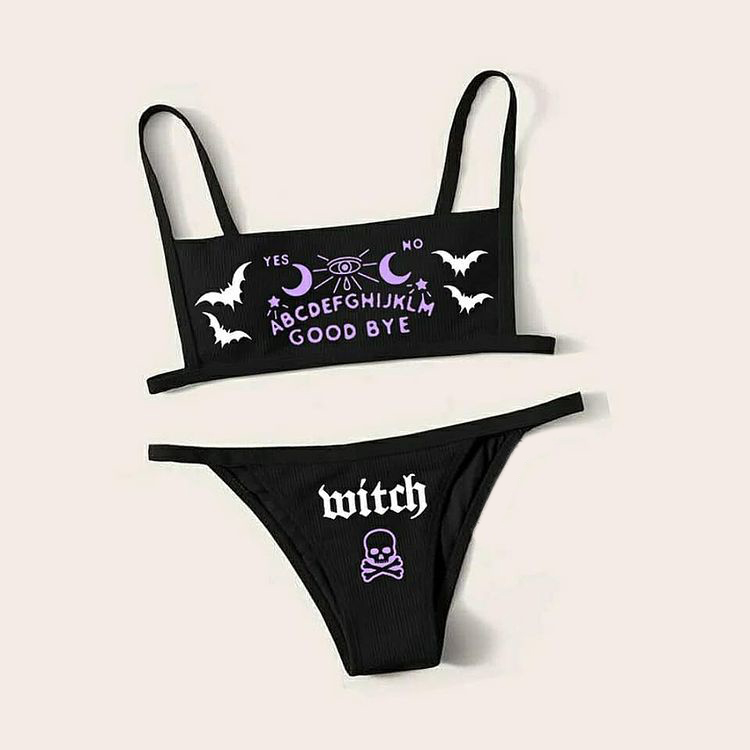 Print Sports Bikini Set-xxchiefs