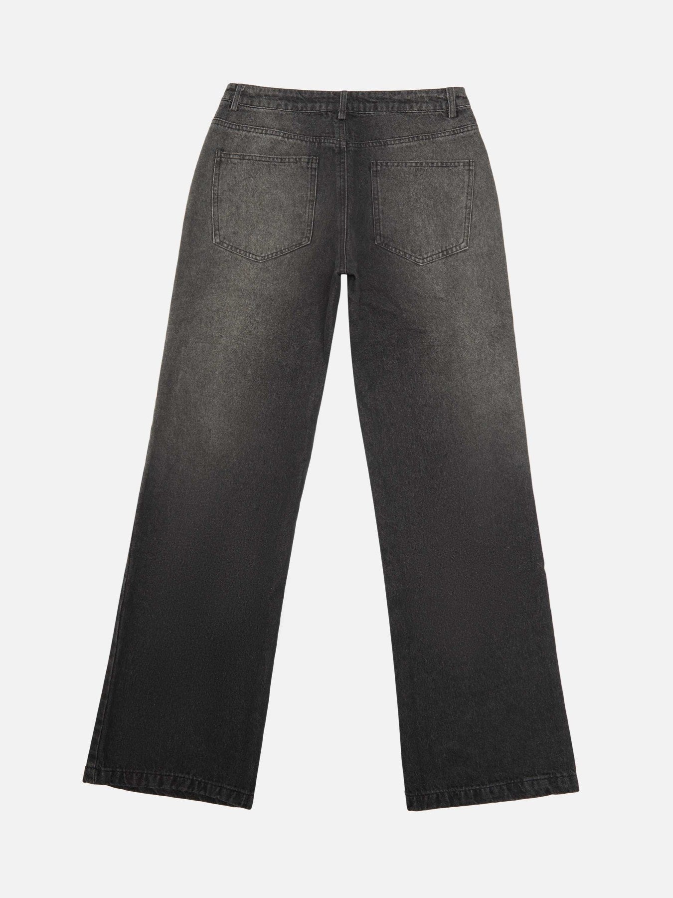Letter Embroidered Jeans-xxchiefs