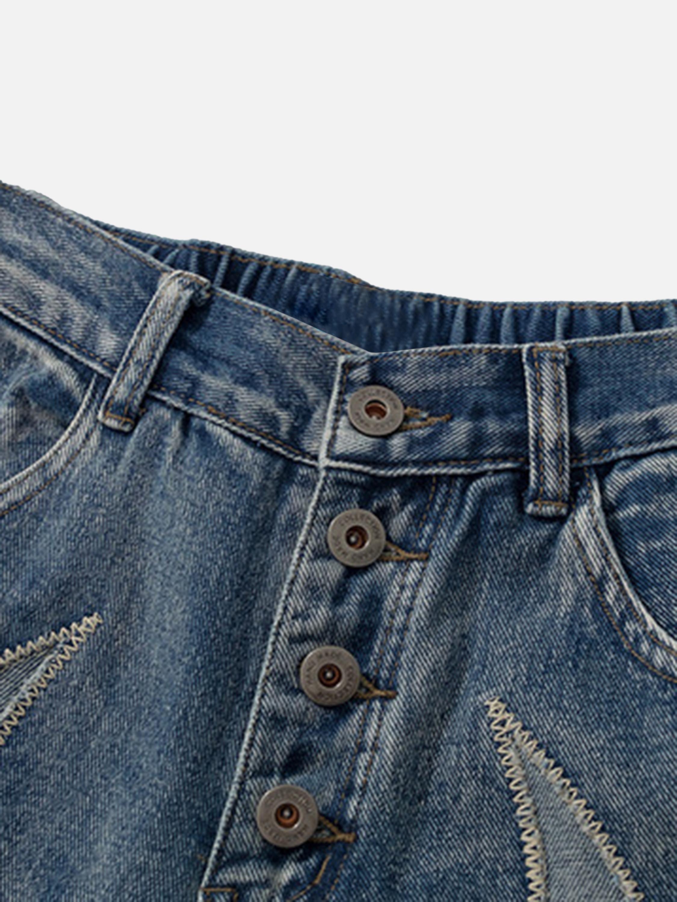 Retro Straight Casual Jeans-xxchiefs